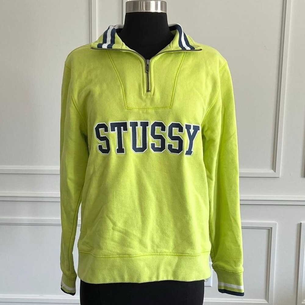 Stussy Unisex Quarter Zip Sweater